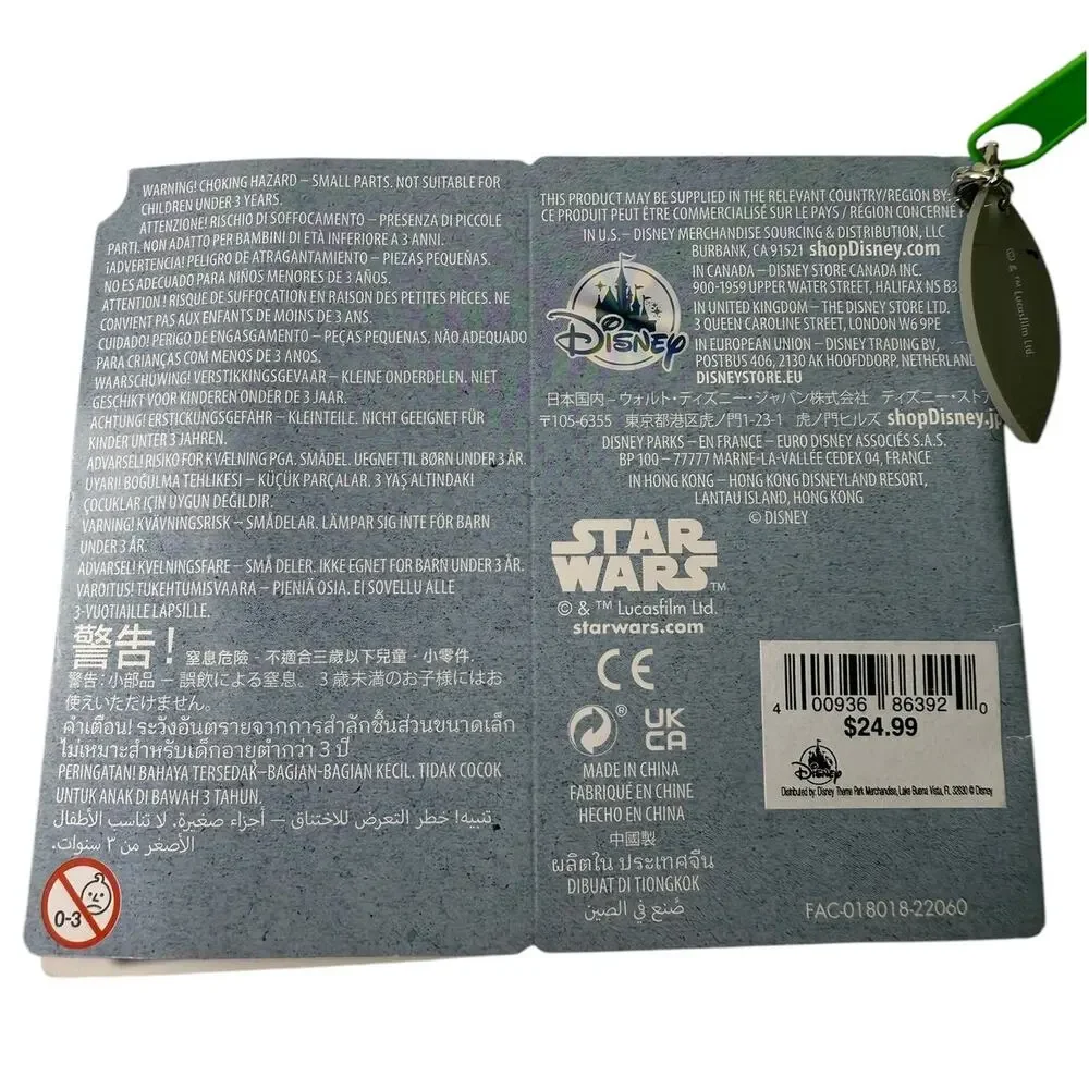 Disney Star Wars Grogu Baby Yoda & The Mandalorian Art Pack Zipper Pouch New